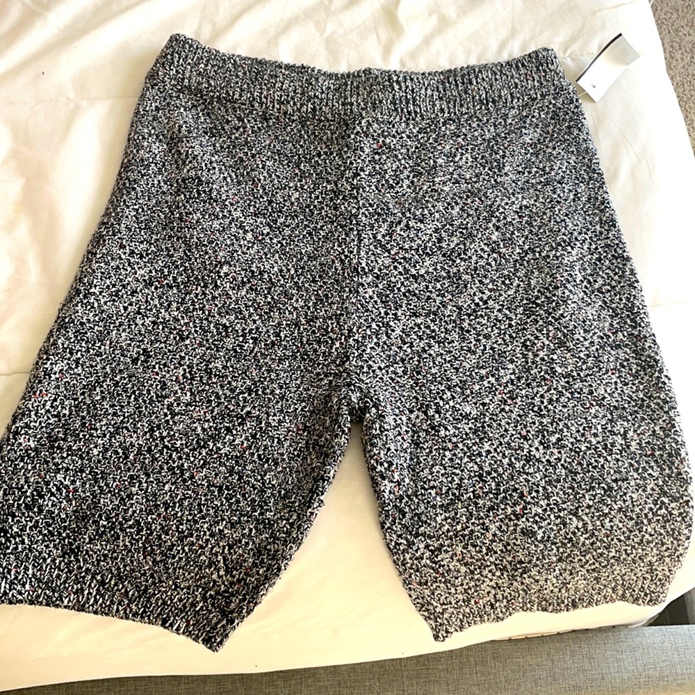 Knitted biker shorts